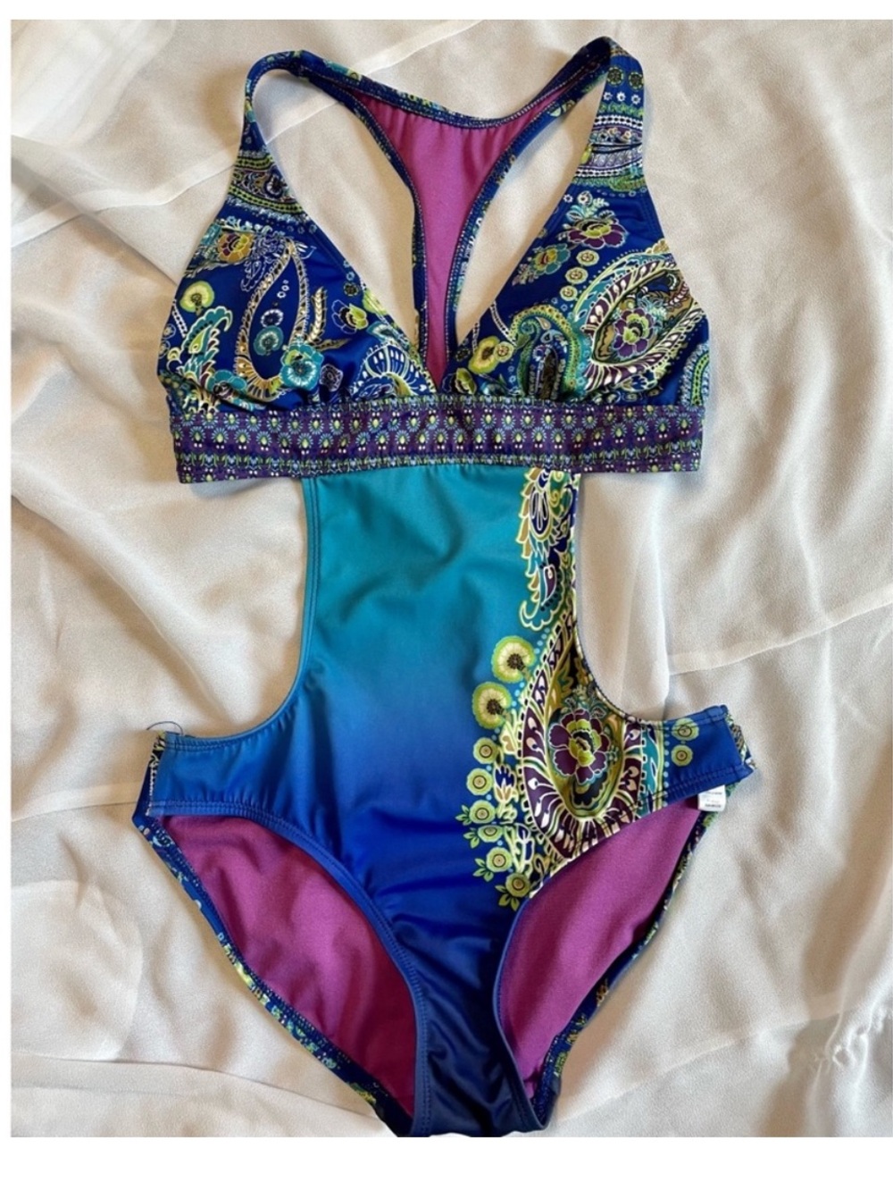 Athleta Open Back Swim Suit